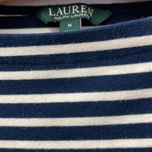 Lauren by Ralph Lauren striped short sleeved top